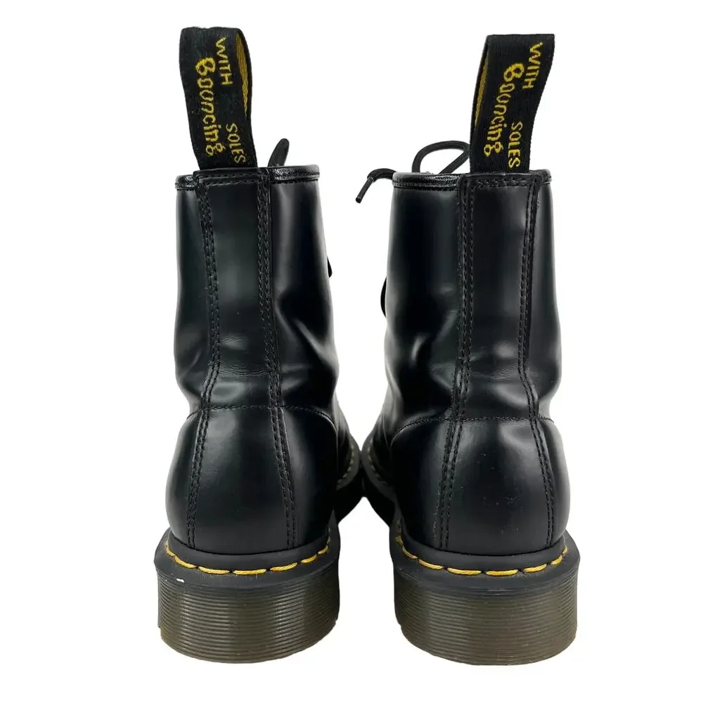 Dr. Martens 1460 Smooth Leather Black Lace Up Boots EU41 W9 M8 UK7